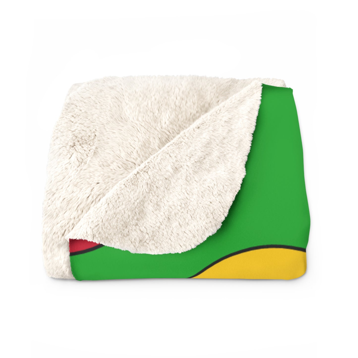 Sao Tome And Principe Retro Polka Dots Blanket Throw