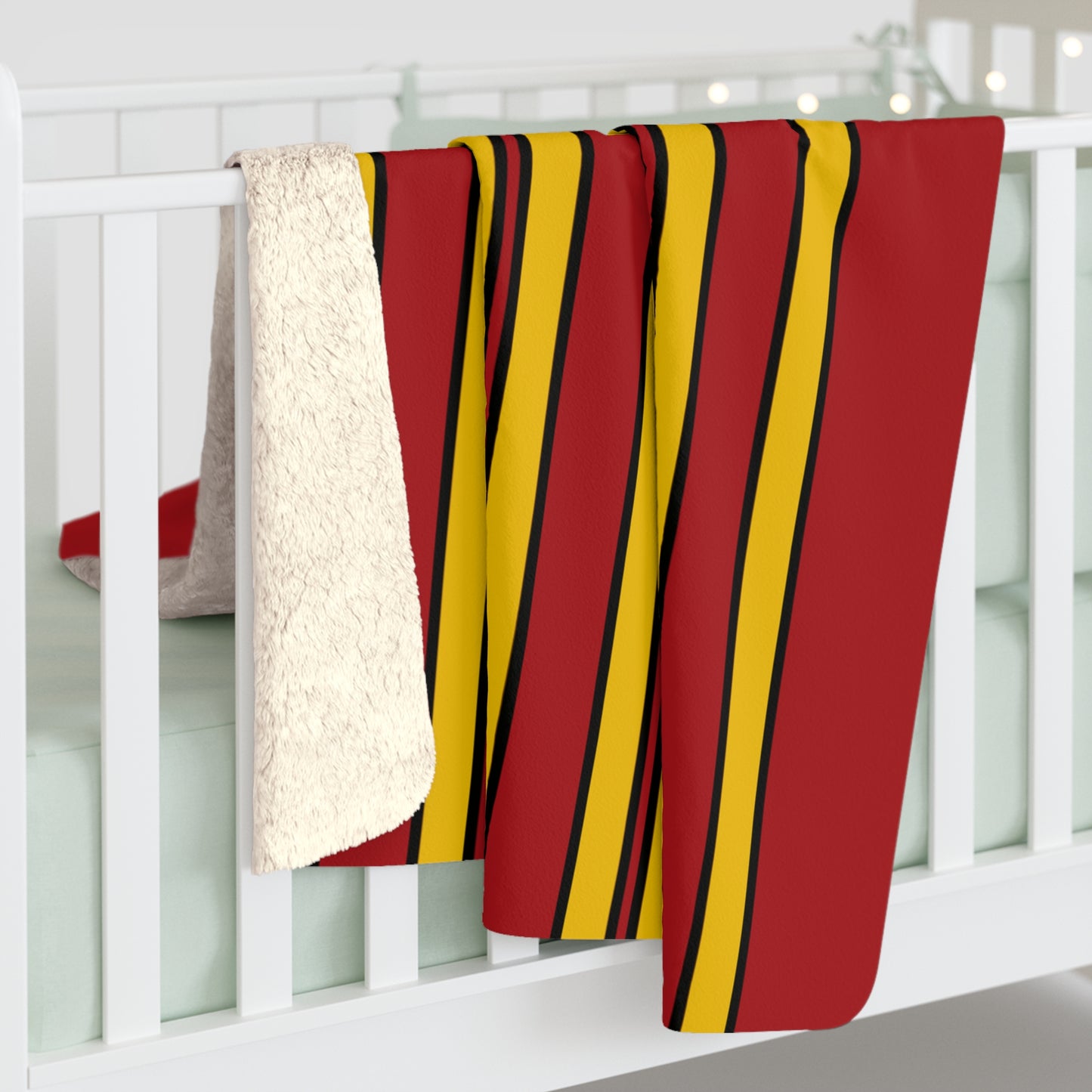 Spain Retro Stripes Blanket Throw