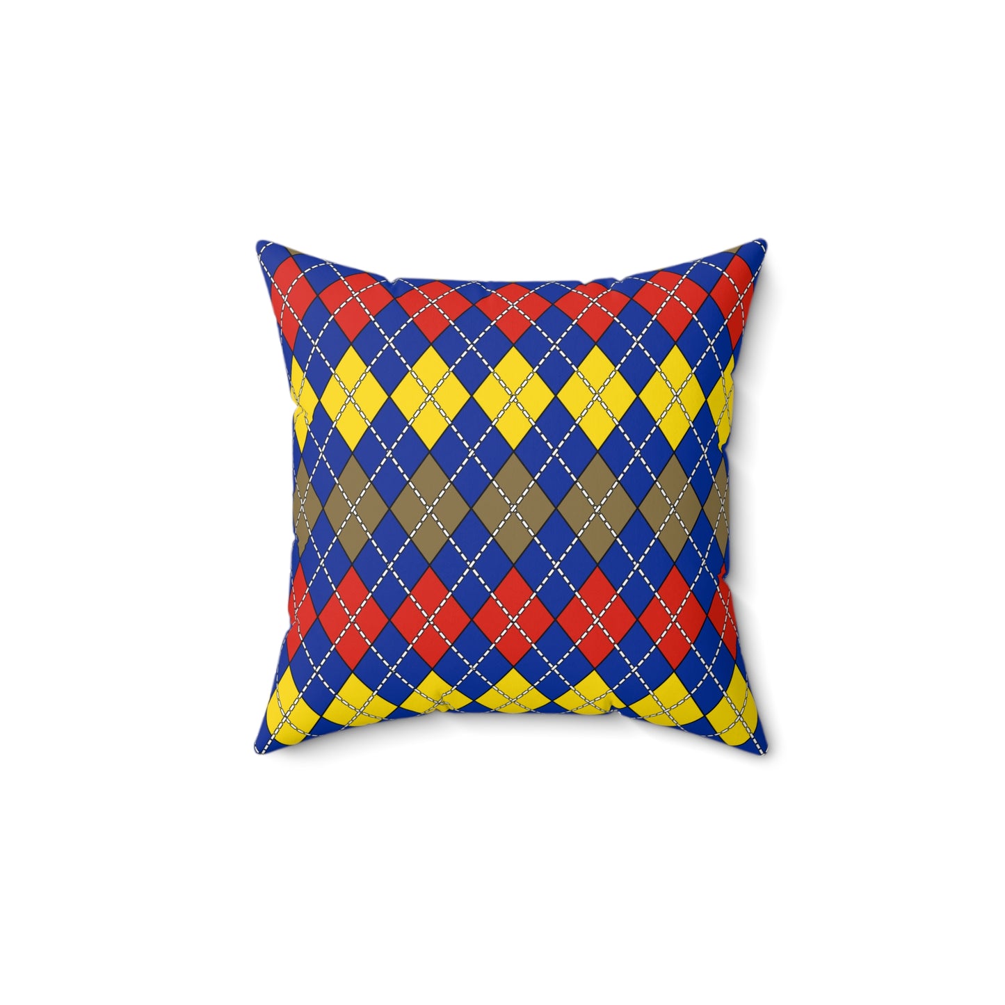 Moldova Retro Argyle Cushion Pillow