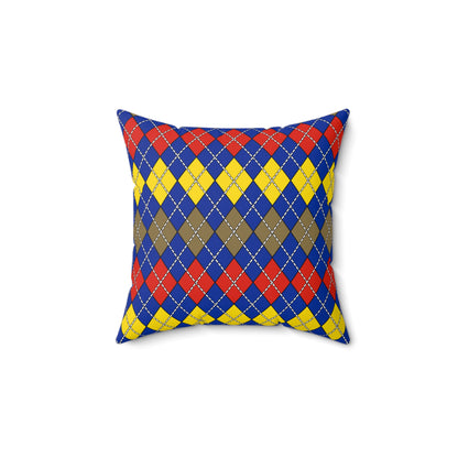 Moldova Retro Argyle Cushion Pillow