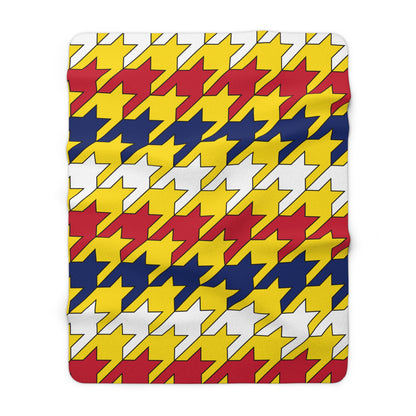 Niue Retro Houndstooth Blanket Throw