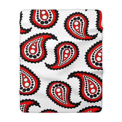 Yemen Retro Paisley Blanket Throw