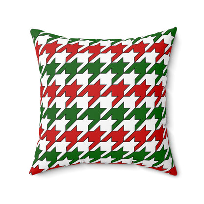 Tajikistan Retro Houndstooth Cushion Pillow