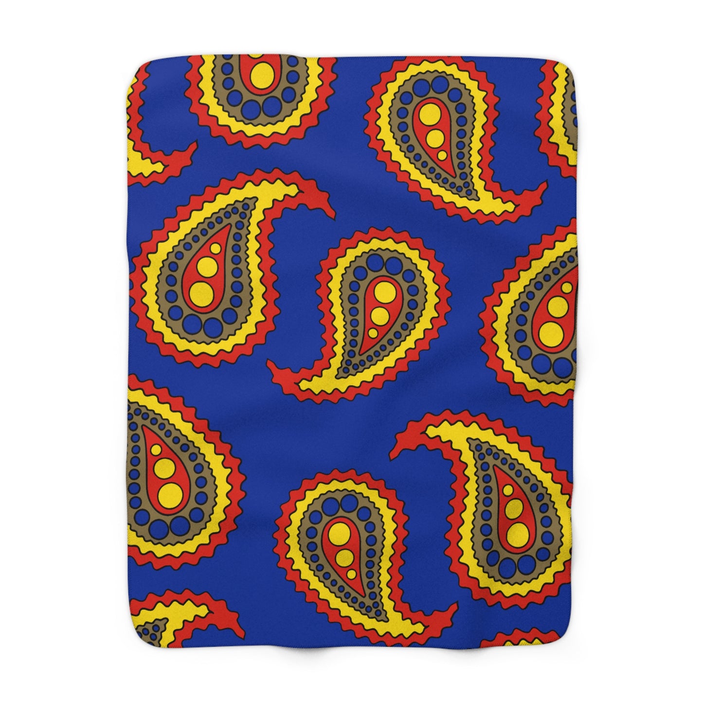 Moldova Retro Paisley Blanket Throw