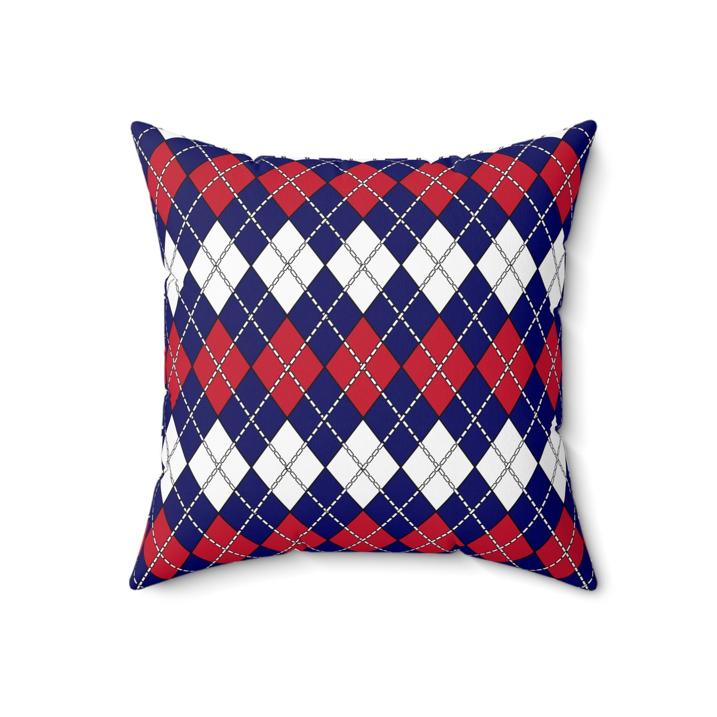 South Georgia And The South Sandwich Islands Retro Argyle Cushion Pillow