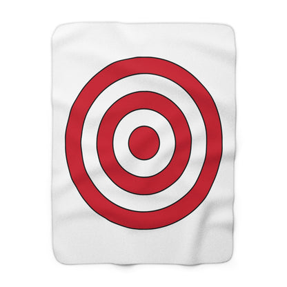 Jersey Retro Target Blanket Throw
