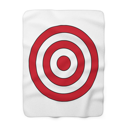 Jersey Retro Target Blanket Throw