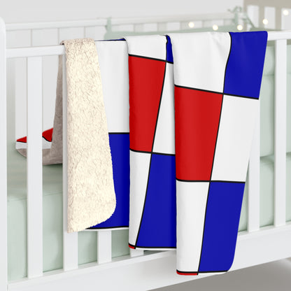 Costa Rica Retro Check Blanket Throw