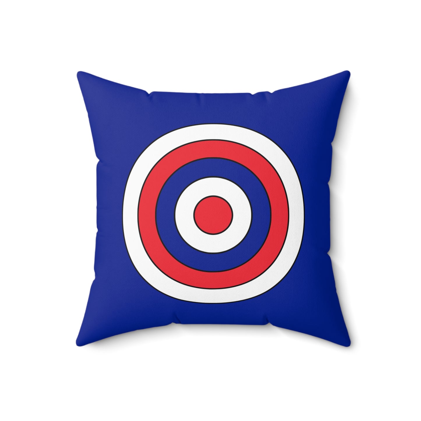 French Southern Territories Retro Target Cushion Pillow