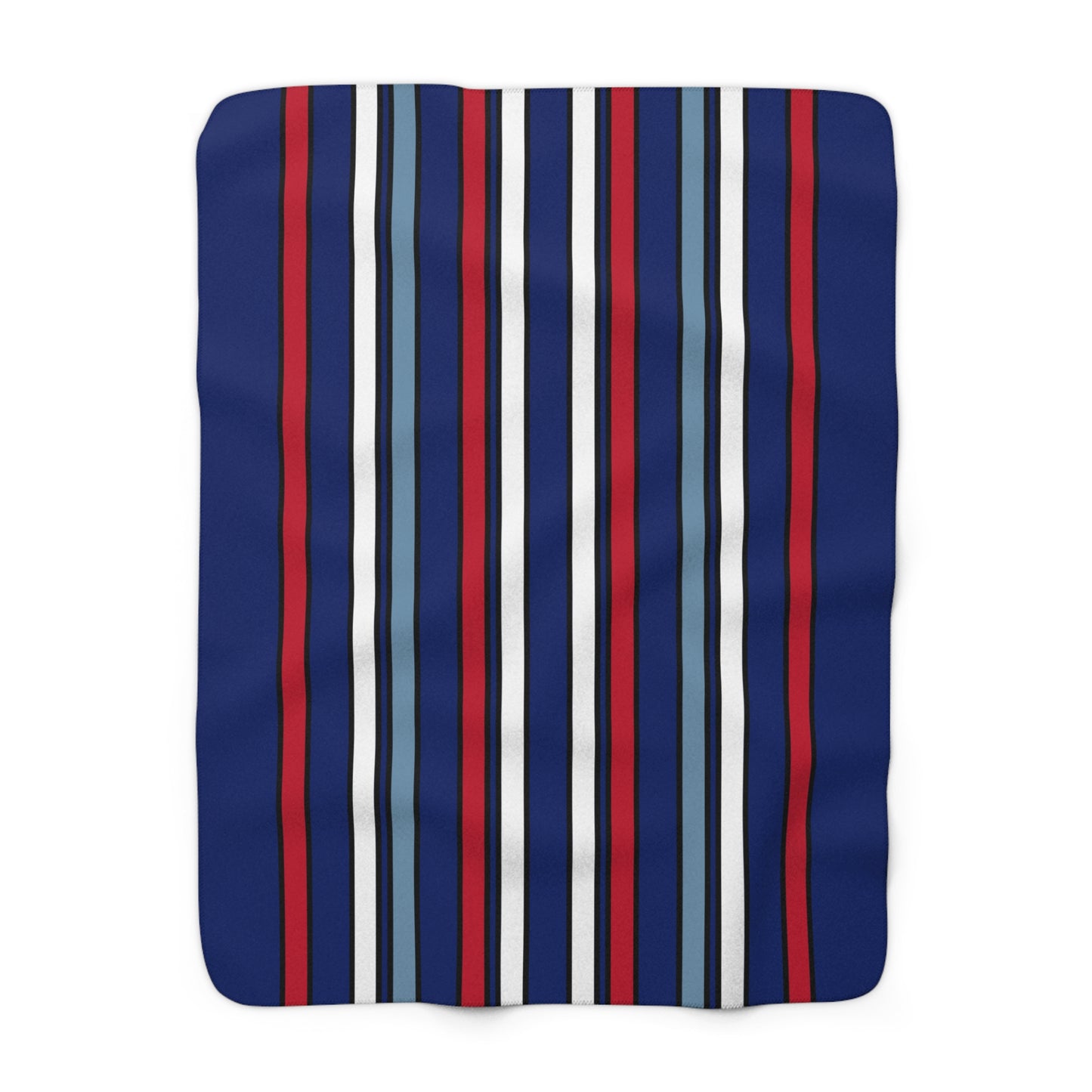 Falkland Islands Retro Stripes Blanket Throw