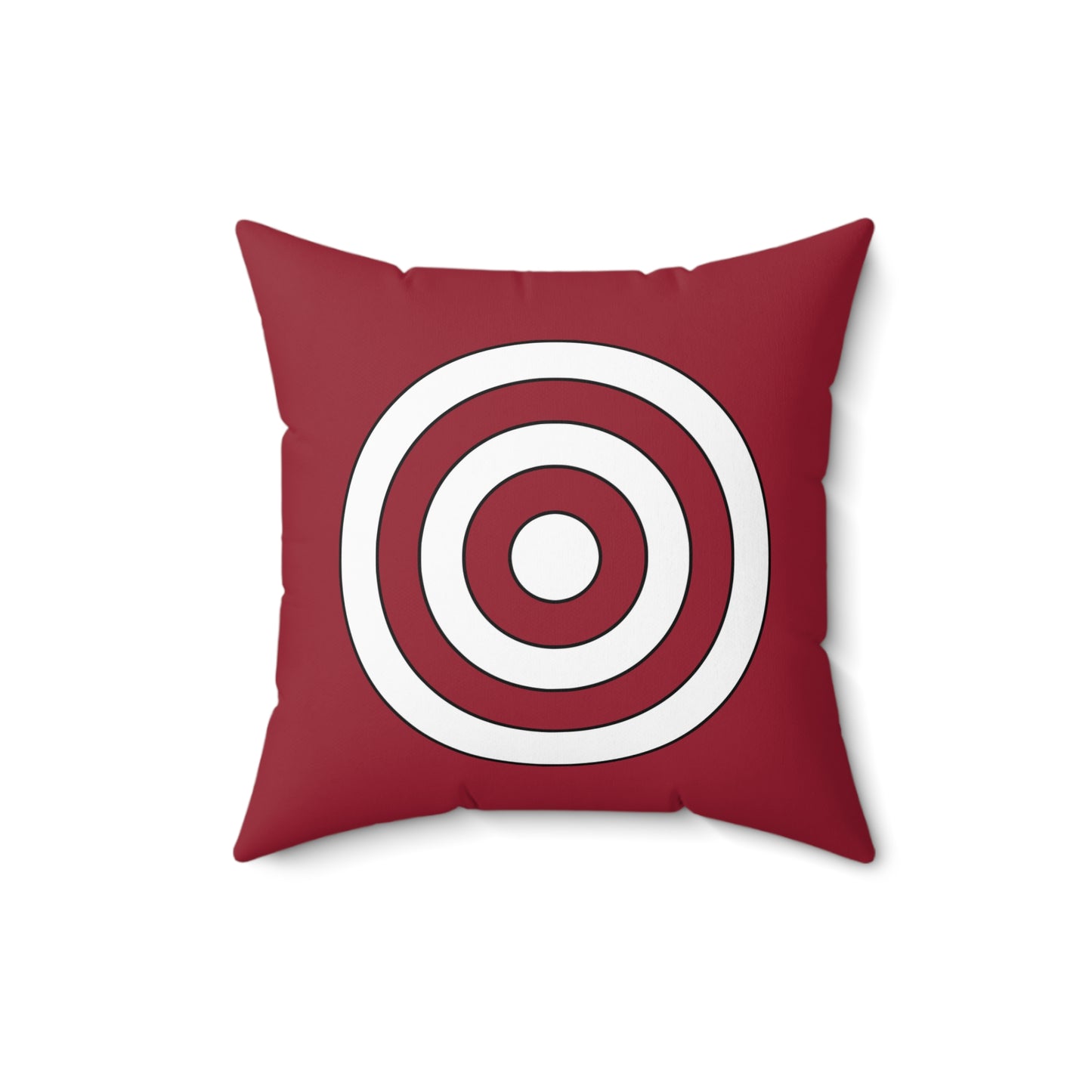 Latvia Retro Target Cushion Pillow