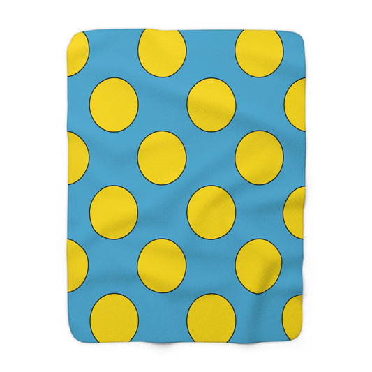 Palau Retro Polka Dots Blanket Throw