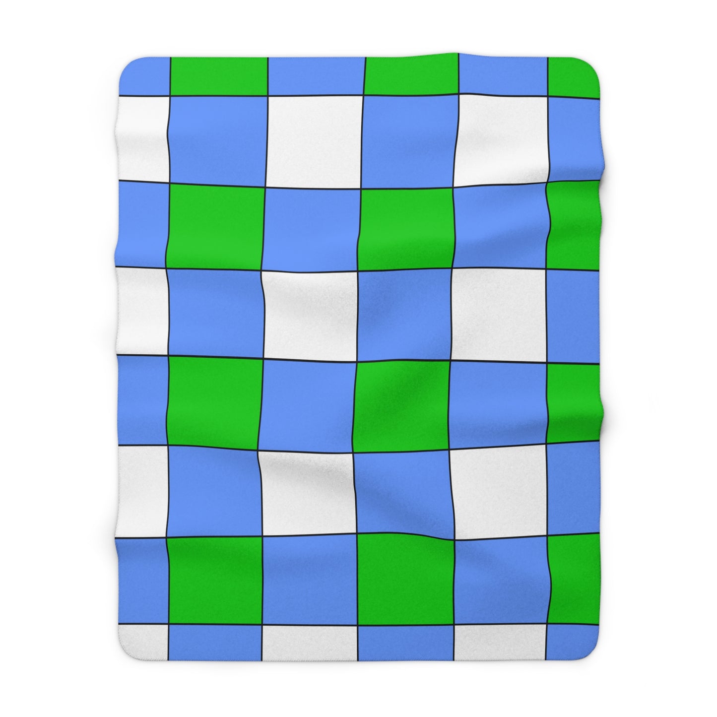 Djibouti Retro Check Blanket Throw