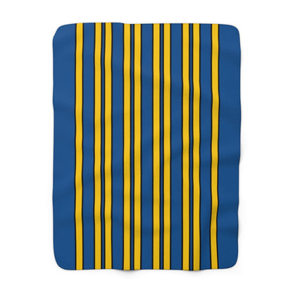Sweden Retro Stripes Blanket Throw