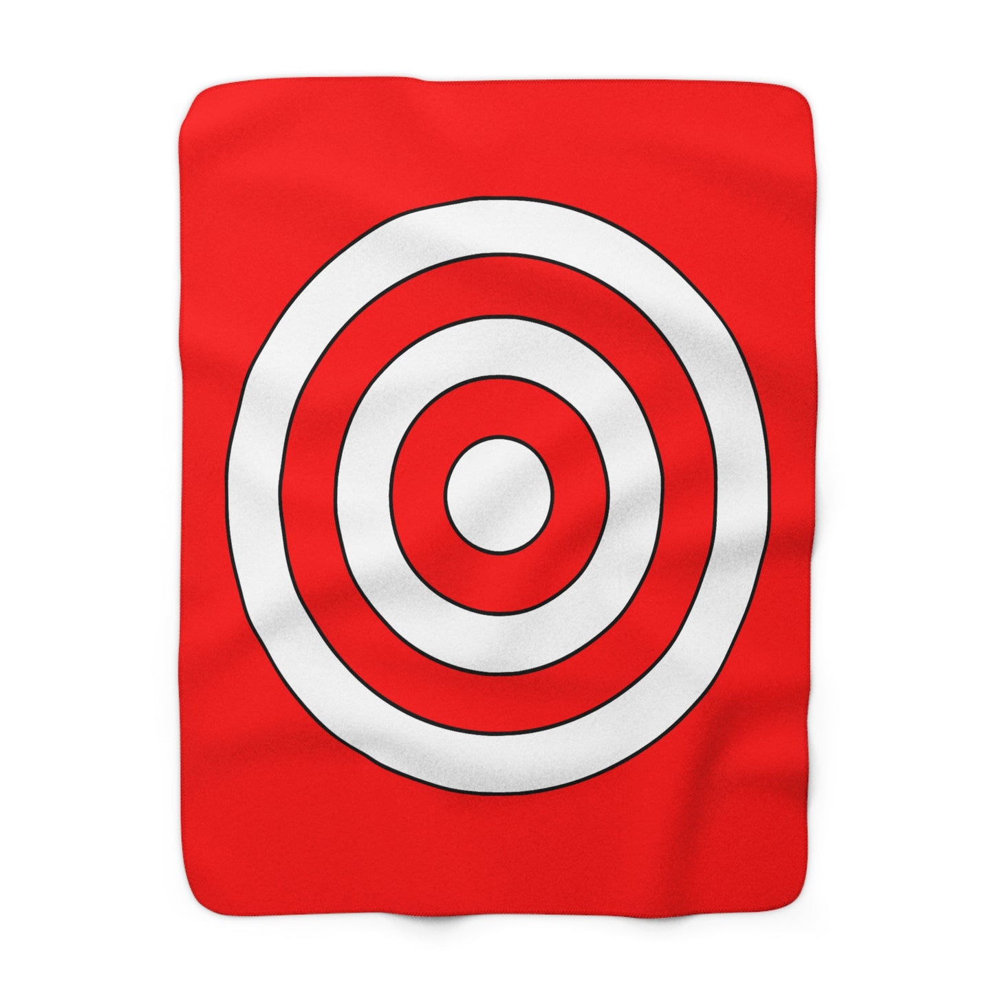 Switzerland Retro Target Blanket Throw