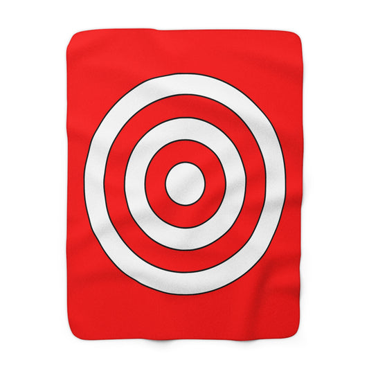 Switzerland Retro Target Blanket Throw