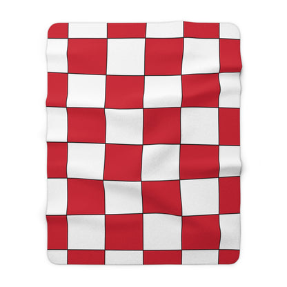 Malta Retro Check Blanket Throw