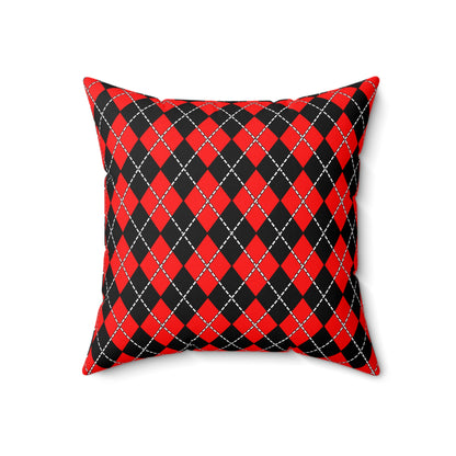 Albania Retro Argyle Cushion Pillow