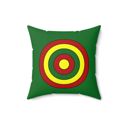 Senegal Retro Target Cushion Pillow