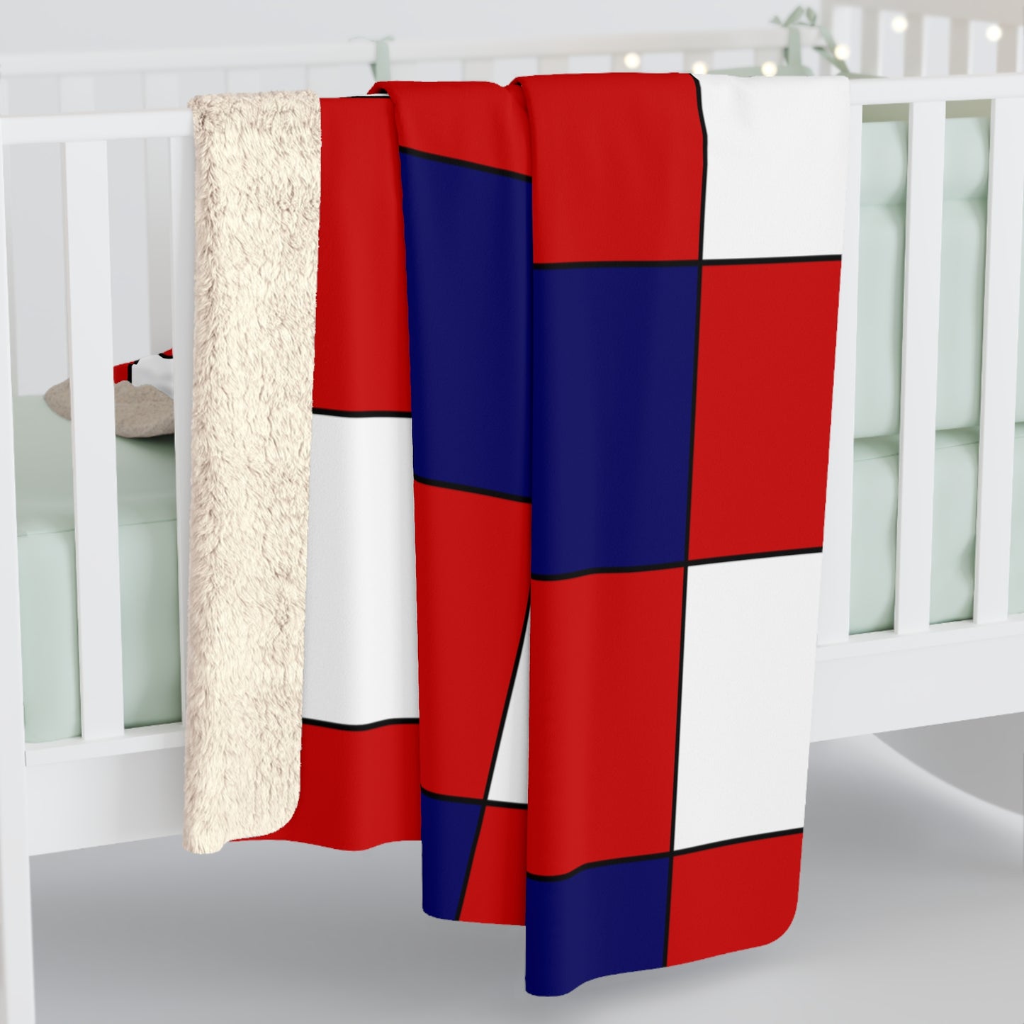 Liberia Retro Check Blanket Throw
