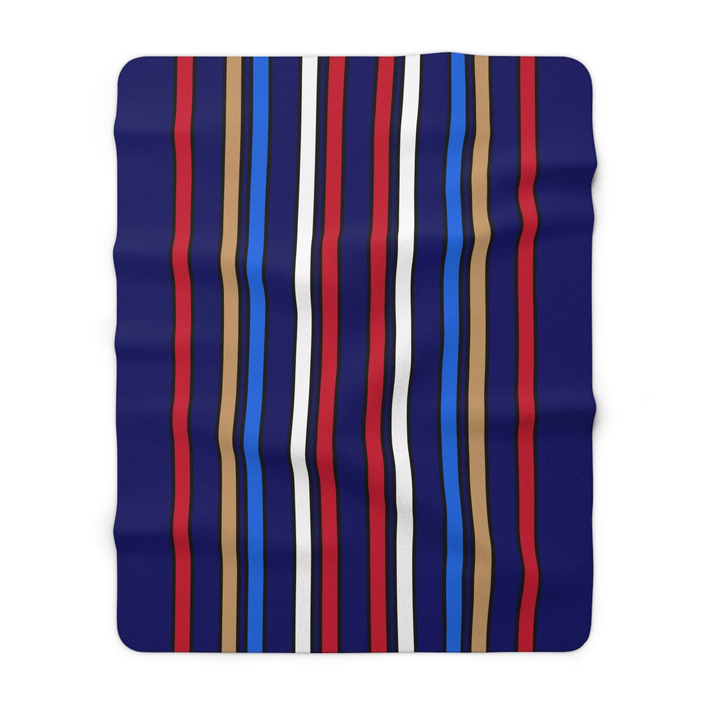 Tristan Da Cunha Retro Stripes Blanket Throw
