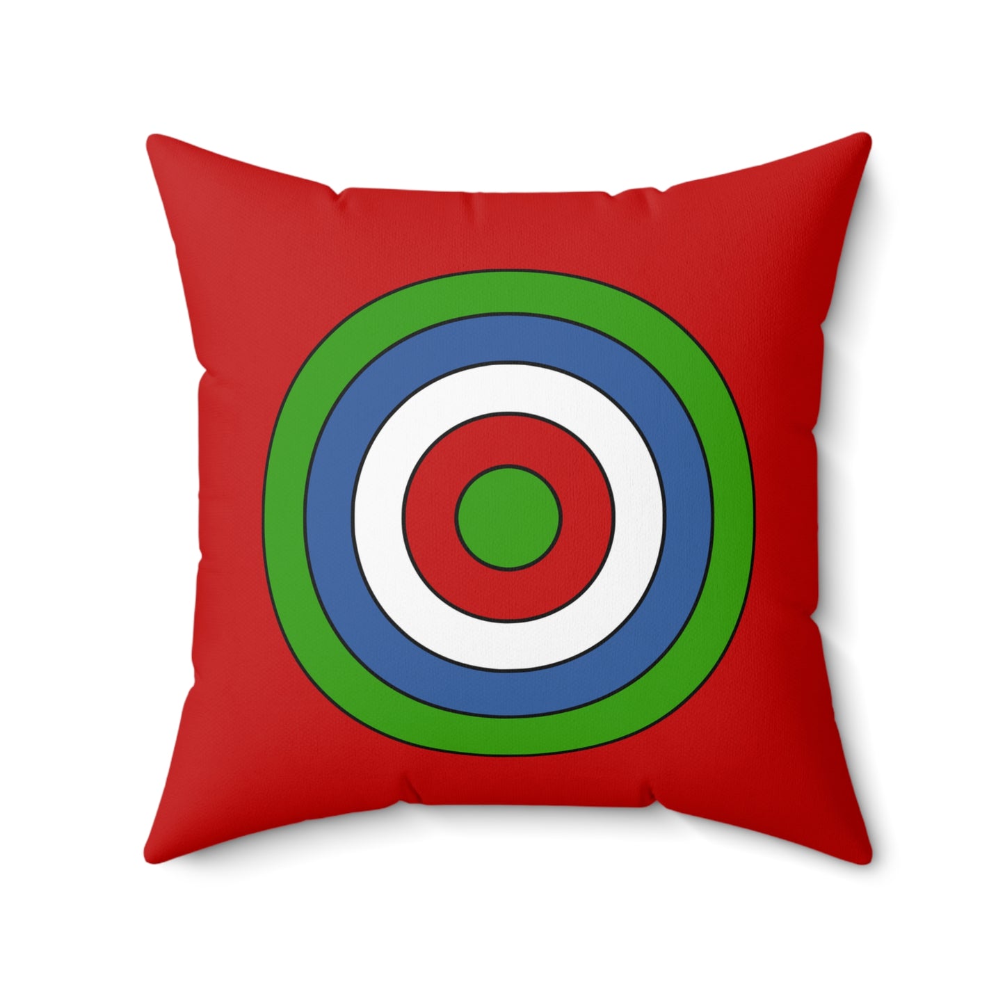 Namibia Retro Target Cushion Pillow