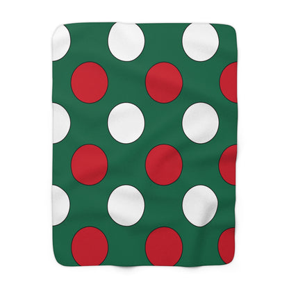 Mexico Retro Polka Dots Blanket Throw