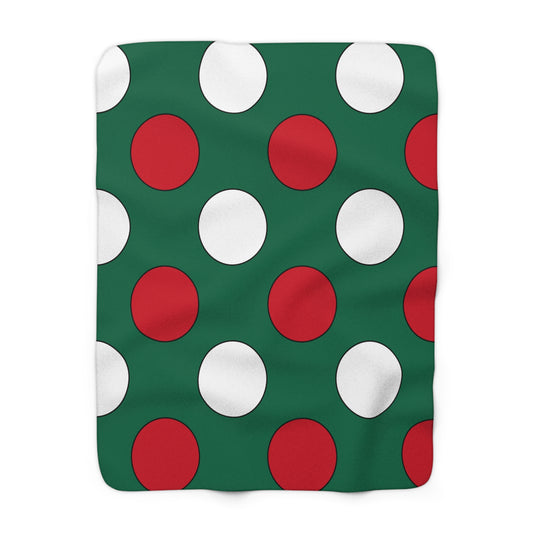 Mexico Retro Polka Dots Blanket Throw