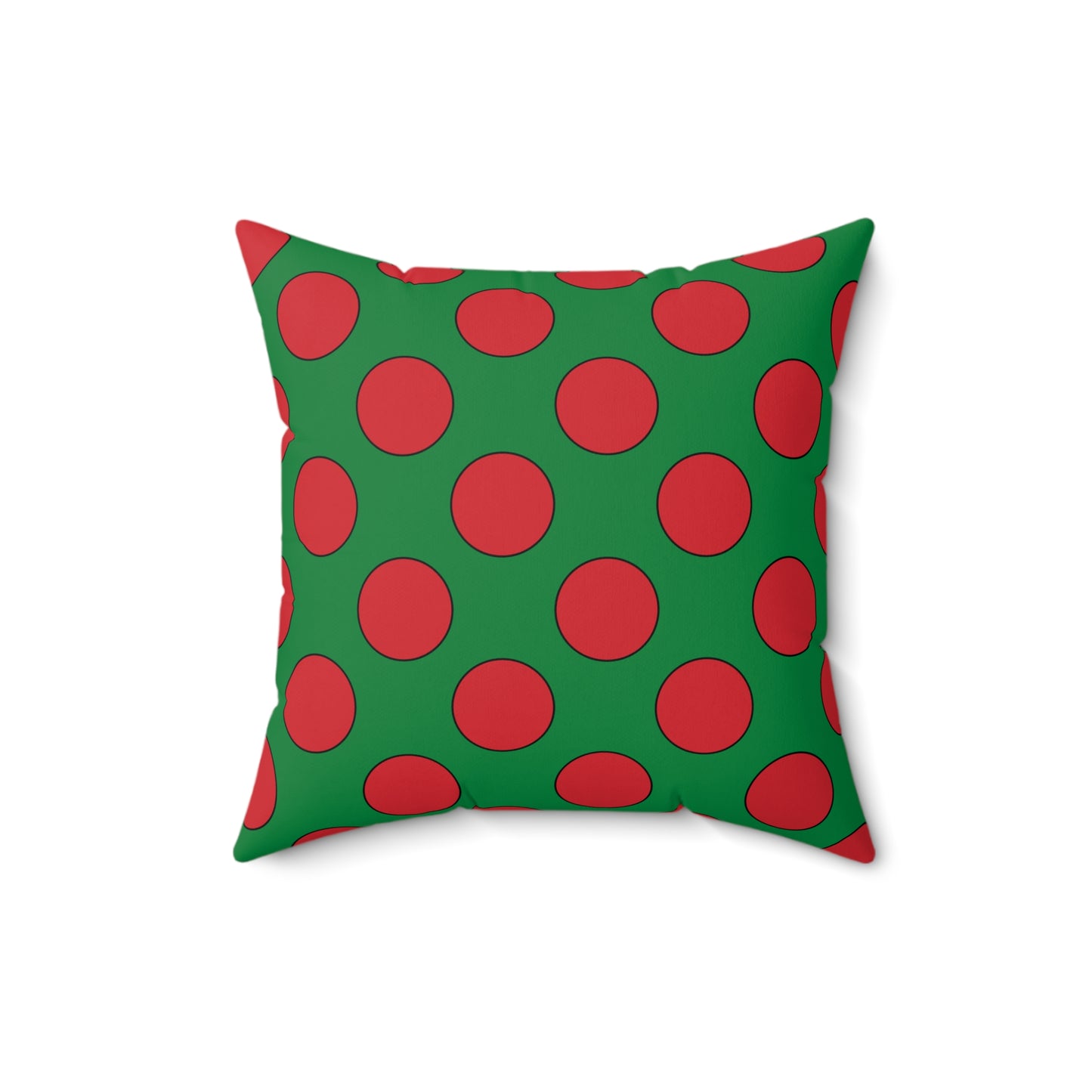 Turkmenistan Retro Polka Dots Cushion Pillow
