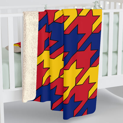 Venezuela Retro Houndstooth Blanket Throw