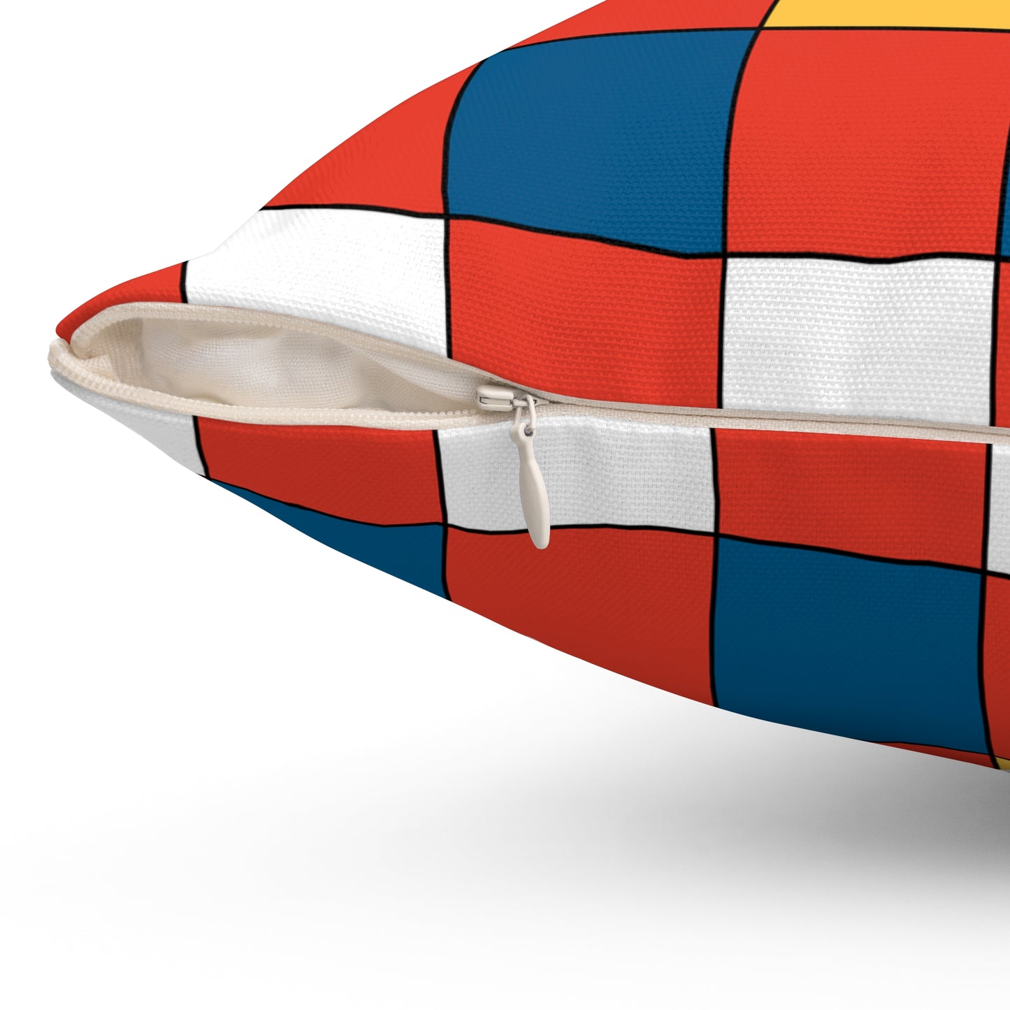 Kiribati Retro Check Cushion Pillow