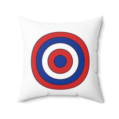 Faroe Islands Retro Target Cushion Pillow