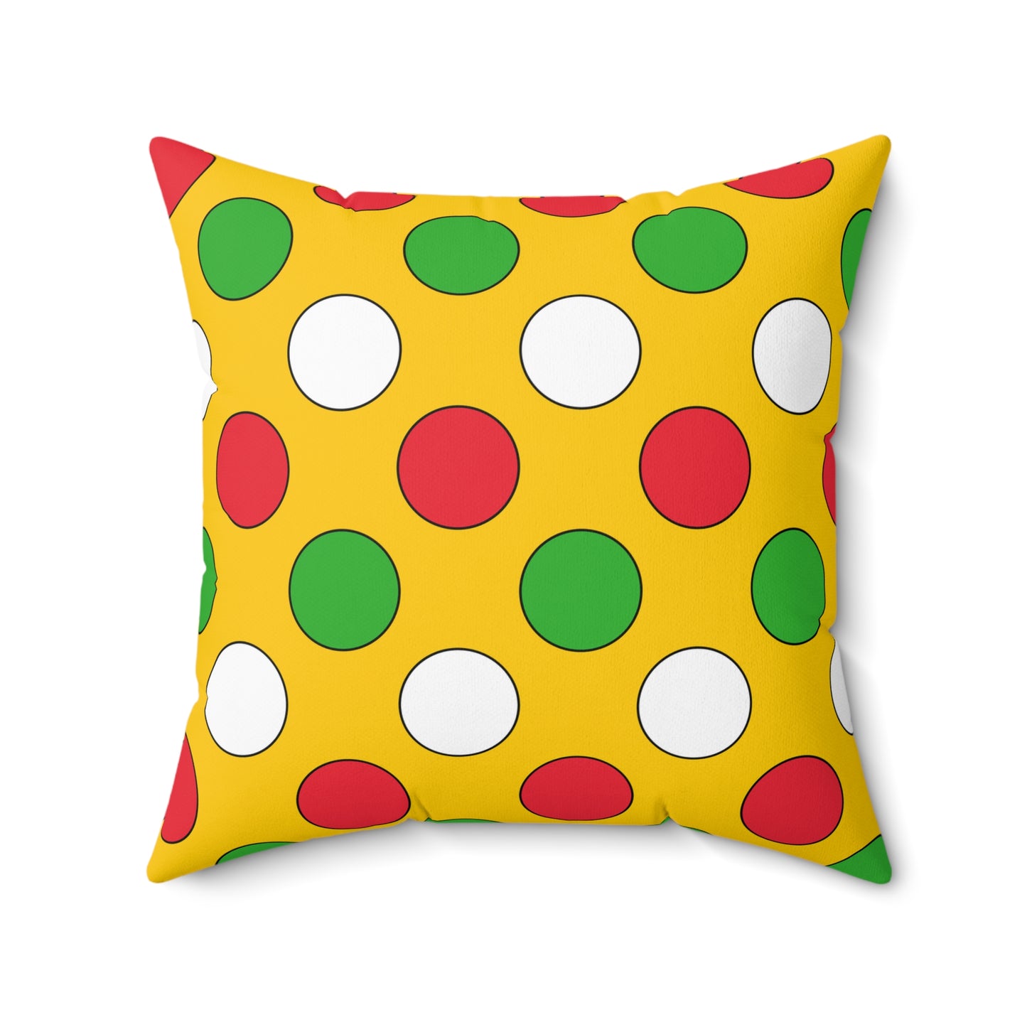 Myanmar Retro Polka Dots Cushion Pillow