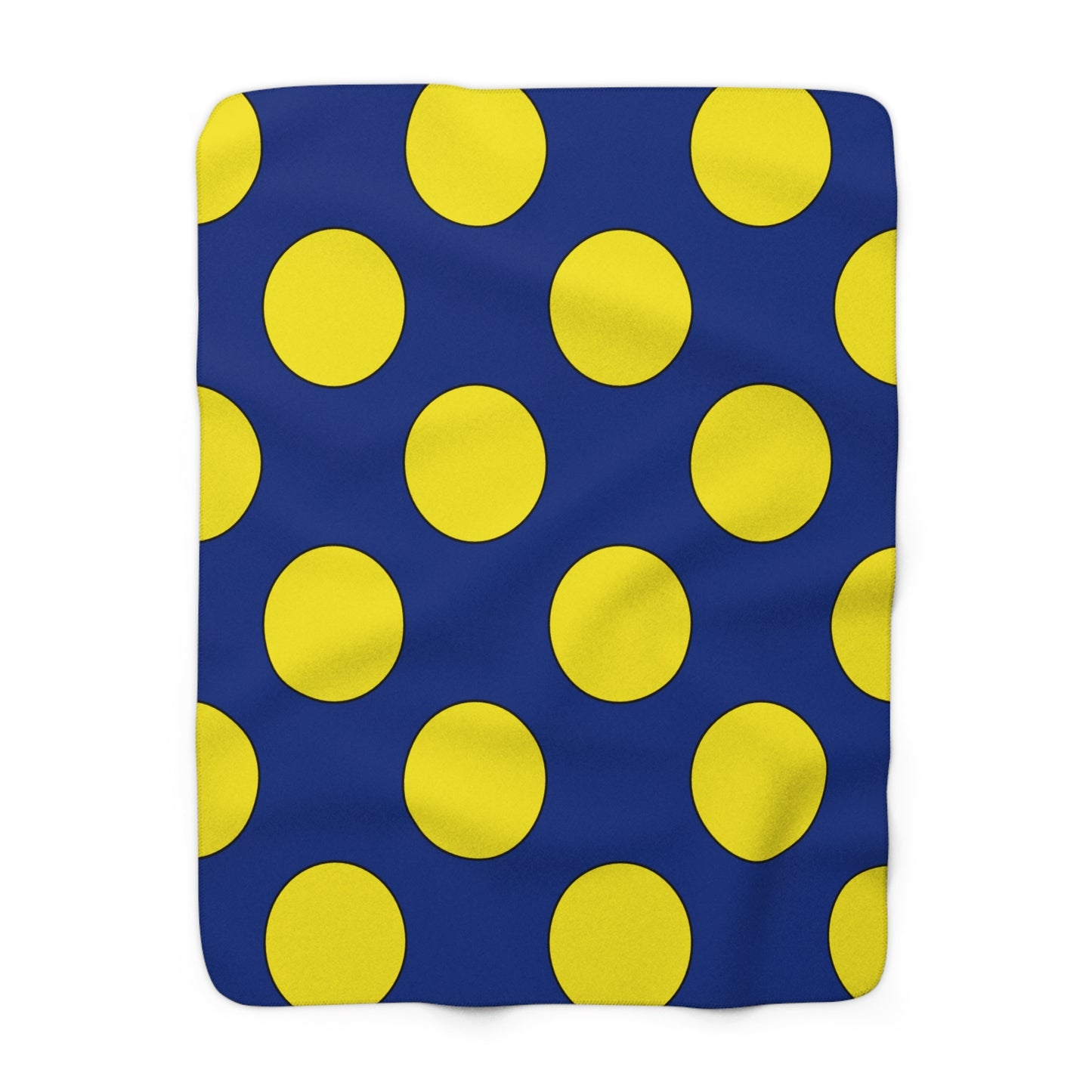 Curacao Retro Polka Dots Blanket Throw