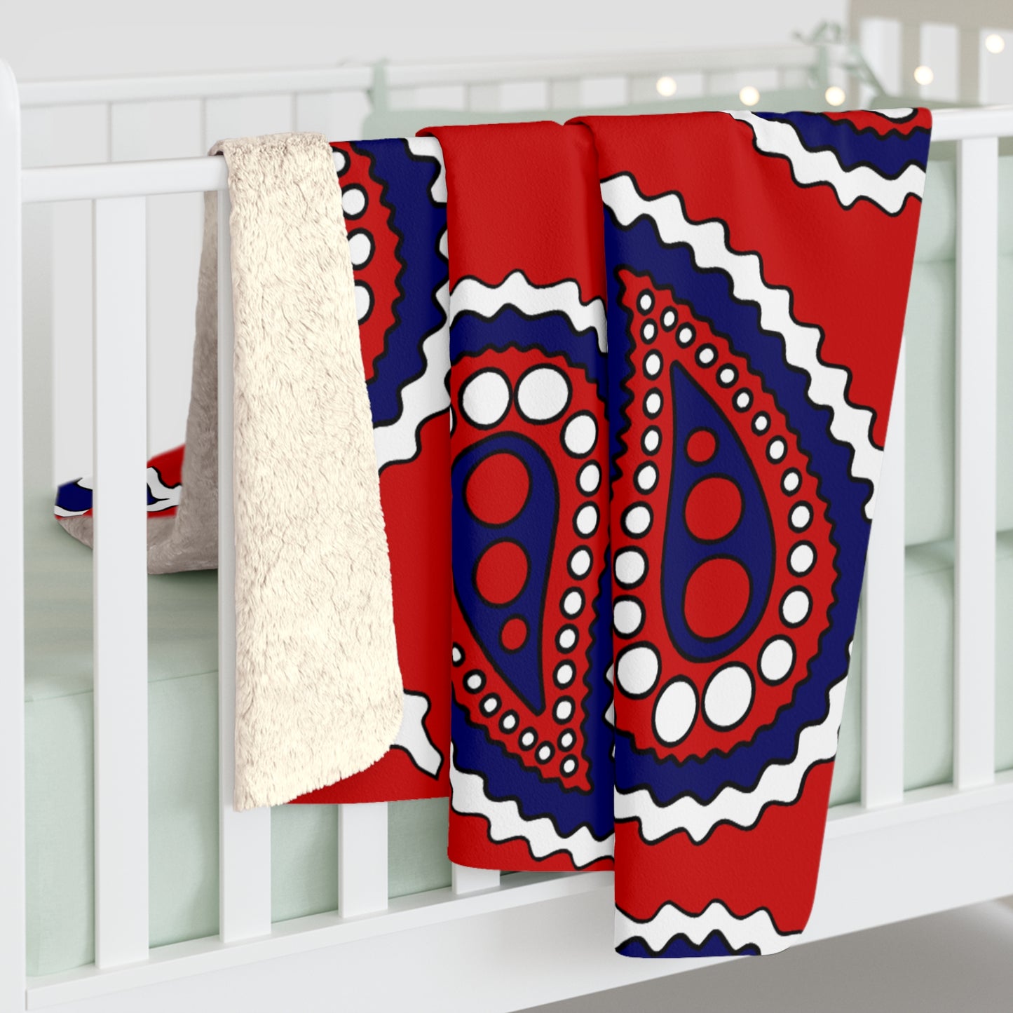 Malaysia Retro Paisley Blanket Throw