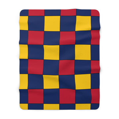 Chad Retro Check Blanket Throw