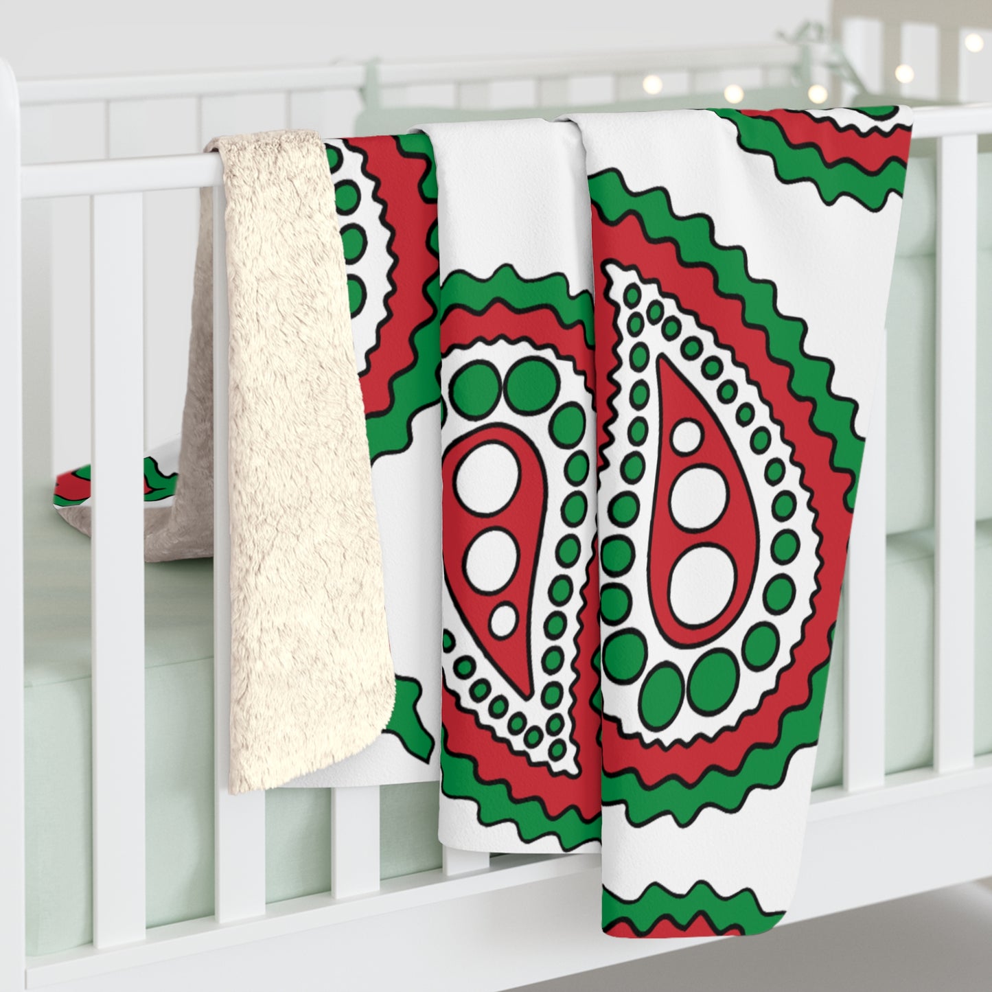 Italy Retro Paisley Blanket Throw