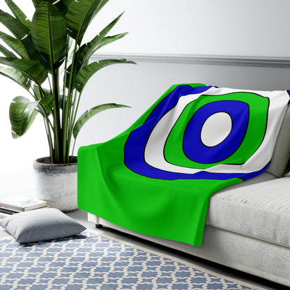 Sierra Leone Retro Target Blanket Throw