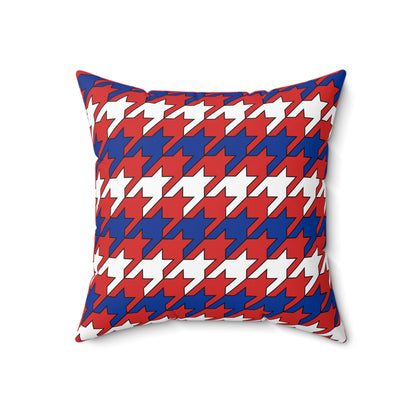 Bouvet Island Retro Houndstooth Cushion Pillow