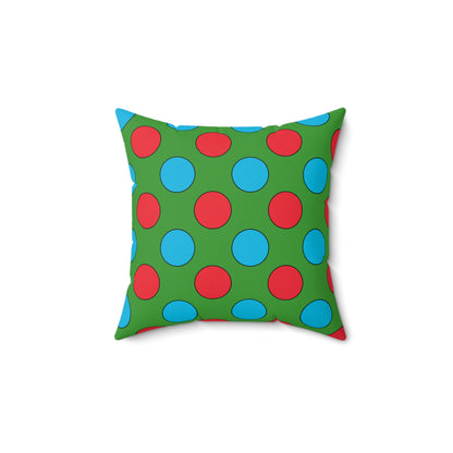 Azerbaijan Retro Polka Dots Cushion Pillow