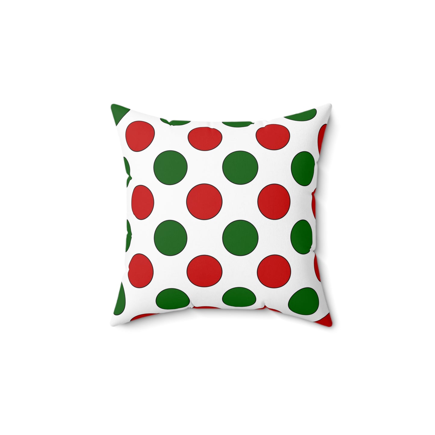 Tajikistan Retro Polka Dots Cushion Pillow