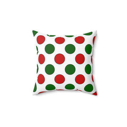 Tajikistan Retro Polka Dots Cushion Pillow