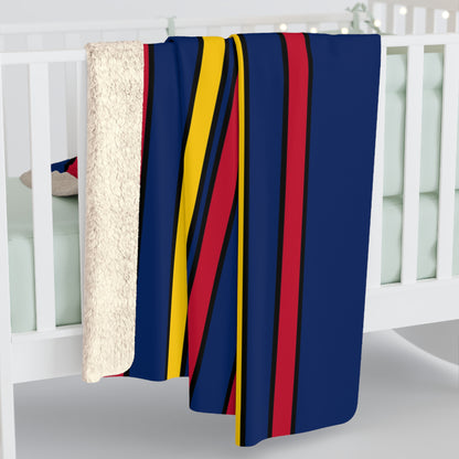 Chad Retro Stripes Blanket Throw