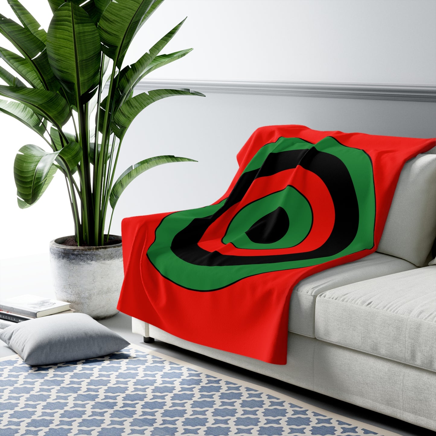 Malawi Retro Target Blanket Throw