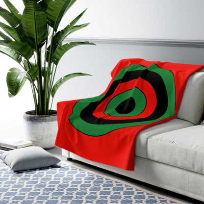 Malawi Retro Target Blanket Throw