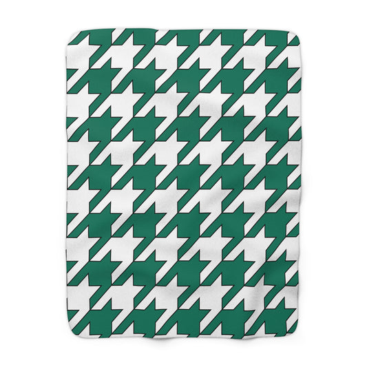 Macao Retro Houndstooth Blanket Throw