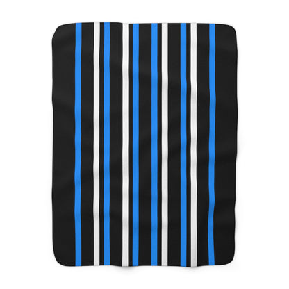 Estonia Retro Stripes Blanket Throw