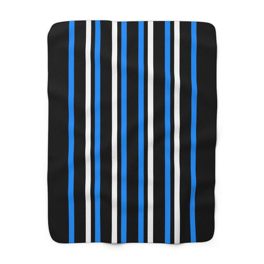 Estonia Retro Stripes Blanket Throw