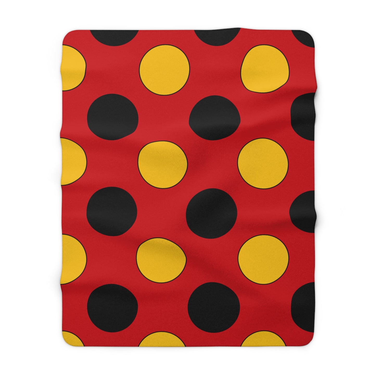 Timor Leste Retro Polka Dots Blanket Throw
