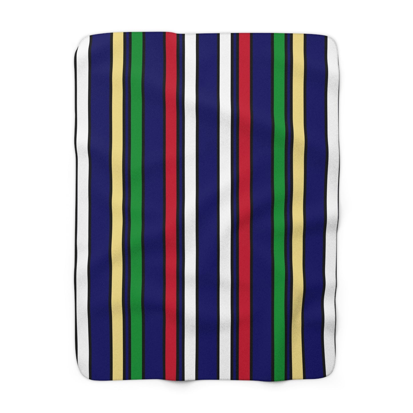 Cayman Islands Retro Stripes Blanket Throw